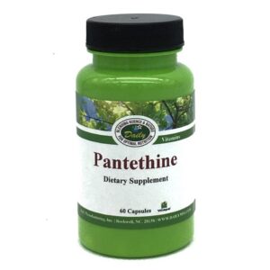 Pantesin Pantetina Daily Manufacturing vitamina b5 frasco 60 cápsulas