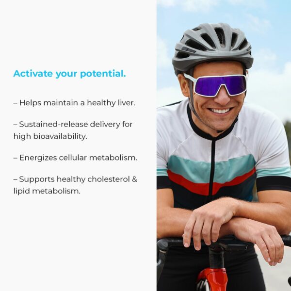 Pantetina suplemento colesterol Endurance Products frasco vista lateral