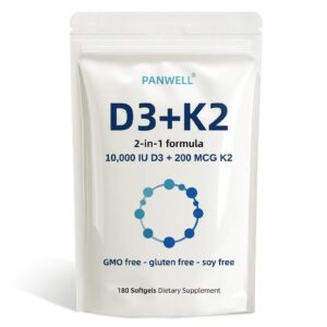 PANWELL botella de D3 K2 softgels