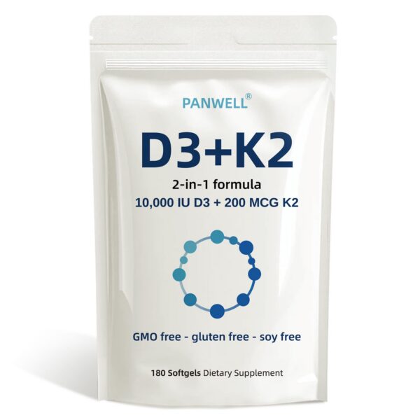 PANWELL botella de D3 K2 softgels