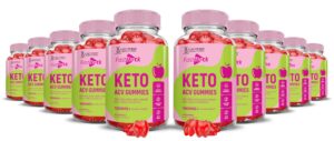Paquete de 10 Fast Track Keto ACV Gummies vinagre manzana