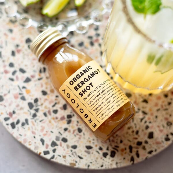 Paquete 12 shots jugo bergamota orgánico Erbology