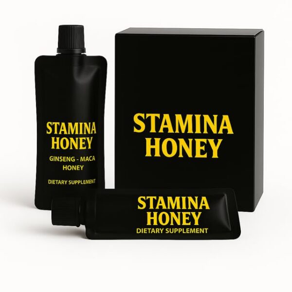 Paquete de 12 sobres individuales de miel New Stamina Spring