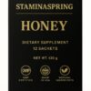 Paquete de 12 sobres individuales de miel Stamina Spring