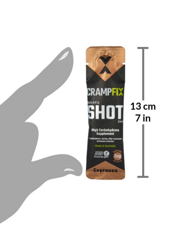 Paquete 15 sachets CrampFix para prevención calambres