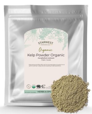 Paquete de 16oz Polvo de Kelp Orgánico Starwest Botanicals