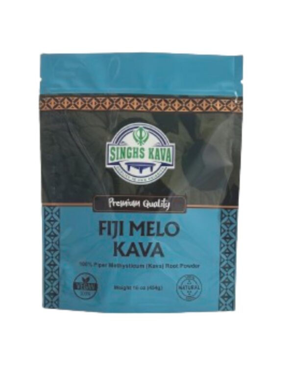 Version 1.0.0 Paquete 16oz polvo de raíz noble de Kava Fiyiano SINGHS Waka