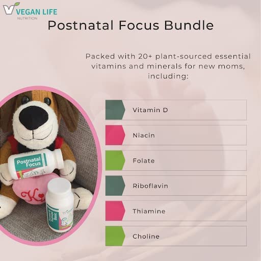 Version 1.0.0 Paquete 2 botellas vitaminas postnatales veganas Vegan Life Nutrition