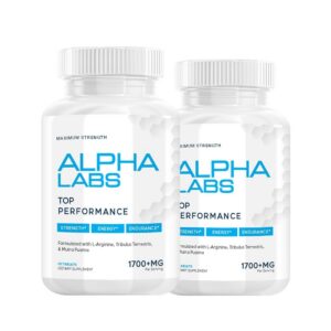 Paquete de 2 cápsulas Alpha Labs suplemento para hombres