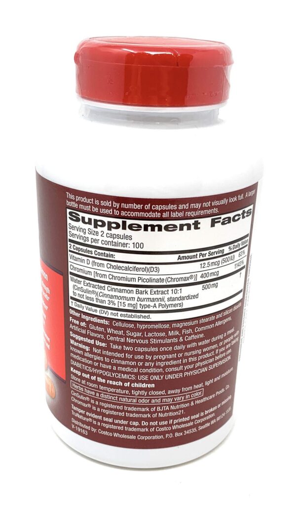 Paquete 2 CinSulin Trunature 200 cápsulas cada uno