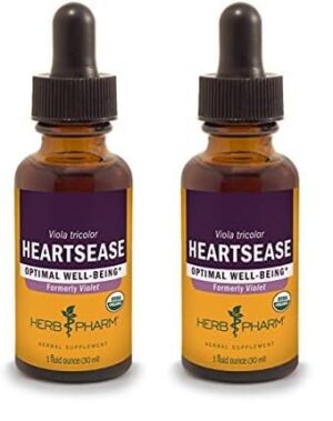 Paquete de 2 extractos líquidos orgánicos de violetas Herb Pharm 1 fl oz