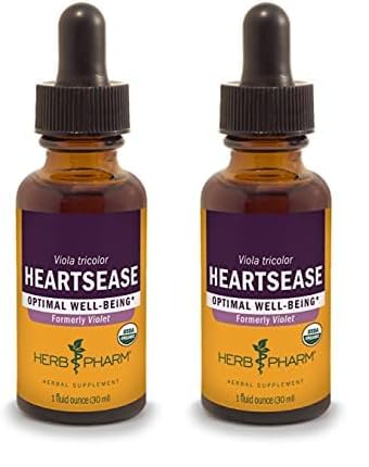 Version 1.0.0 Paquete de 2 extractos líquidos orgánicos de violetas Herb Pharm 1 fl oz