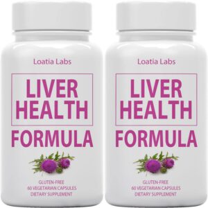 Paquete de 2 fórmulas para salud del hígado en cápsulas veganas