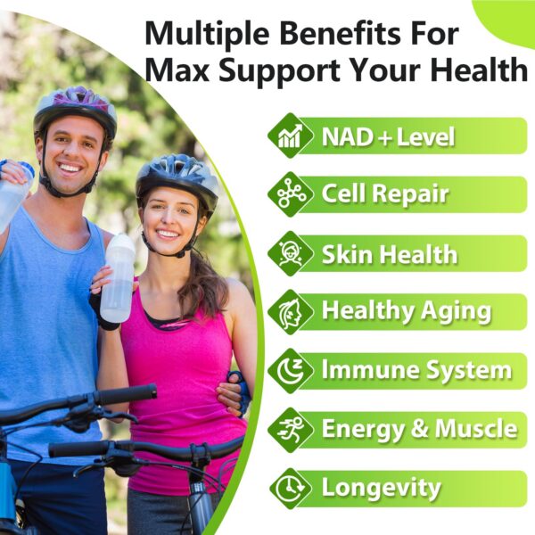 Paquete 2 frascos supplemento NMNH sublingual 120 dosis