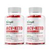 Paquete de 2 gomitas Gold Nutra Simpli Health ACV Keto máxima fuerza