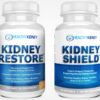 Paquete 2 Kidney Restore y Kidney Shield suplemento salud renal