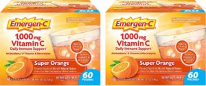 Paquete 2 polvo vitamina c emergen-c 1000mg