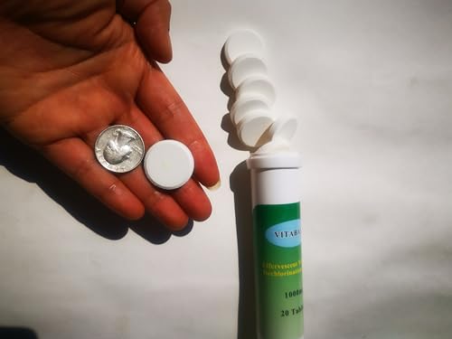 Paquete con 20 tabletas efervescentes VITA-C-BATH para piel seca