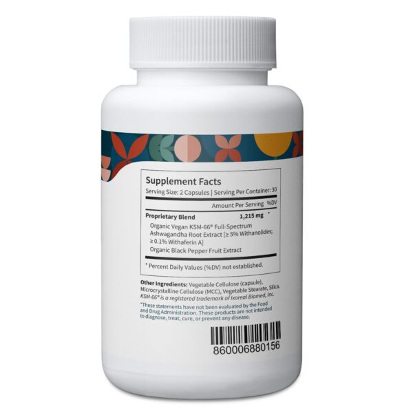 Paquete de 3 frascos Ashwagandha para apoyo del ánimo