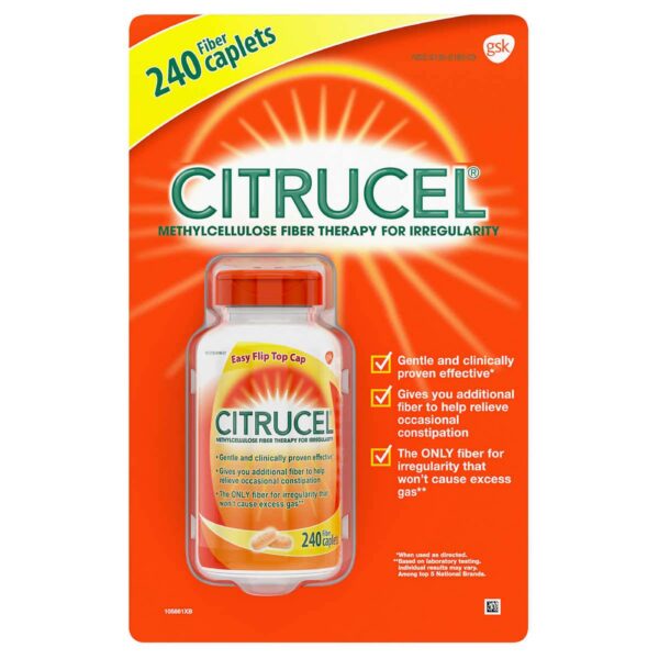 Paquete de 3 envases Citrucel terapia de fibra