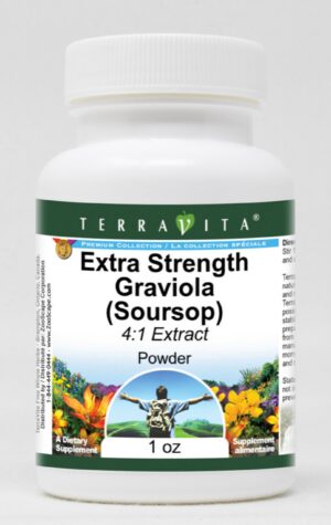 Paquete 3 extractos concentrados en polvo de graviola TerraVita