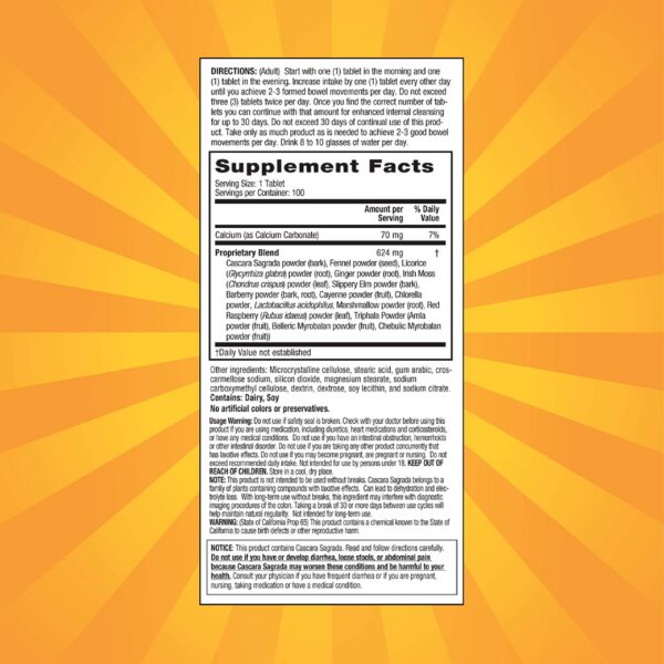 Version 1.0.0 Paquete de 3 frascos Nature's Secret Super Cleanse para limpieza intestinal