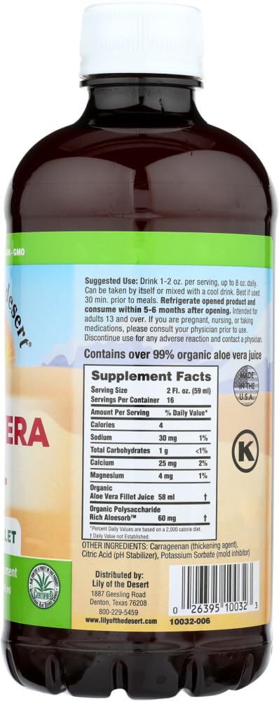 Paquete de 3 geles Aloe Vera orgánicos Lily of the Desert