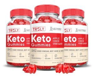 Paquete 3 gomas Truly Keto ACV con vitamina B12 y jugo de betabel