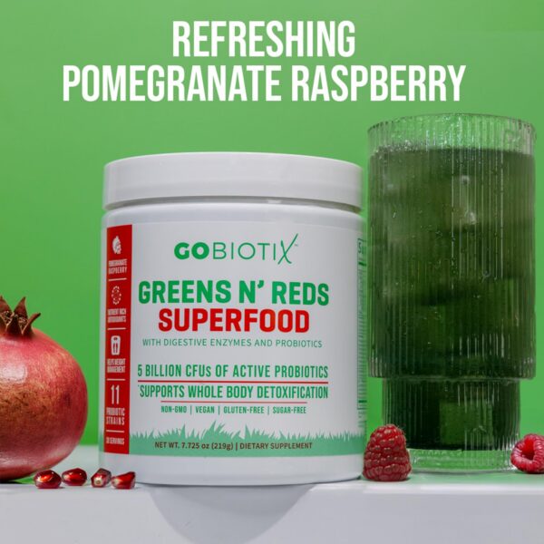 Superfood polvo rojo y verde GOBIOTIX