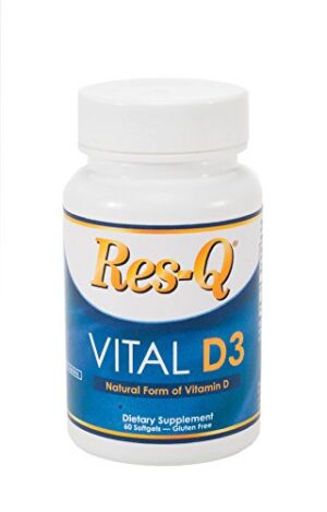 Paquete de 6 Res-Q Vital D3 para salud ósea e inmunológica