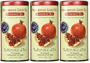 Paquete 3 té verde con granada natural The Republic of Tea