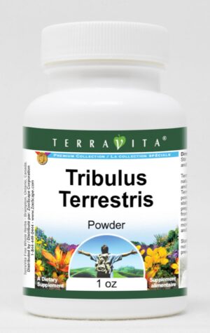 Paquete 3 Tribulus Terrestris polvo 1 onza TerraVita