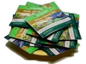 Paquete 30 bolsitas té Neem Queen para viaje y remedio natural