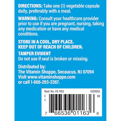 Version 1.0.0 Paquete de 300 cápsulas de vitamina B6 The Vitamin Shoppe