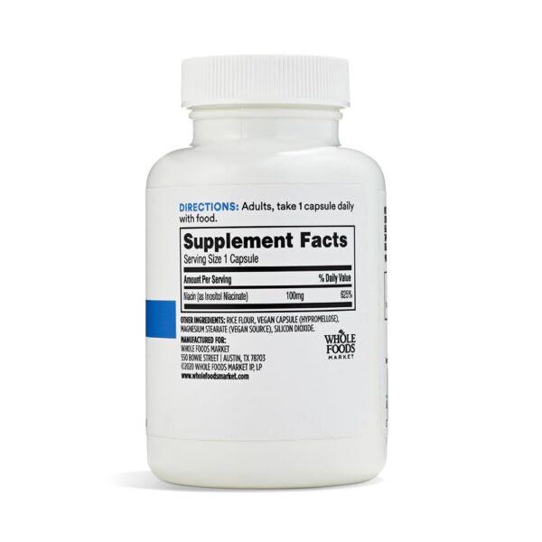 Paquete 365 niacina 100 cápsulas