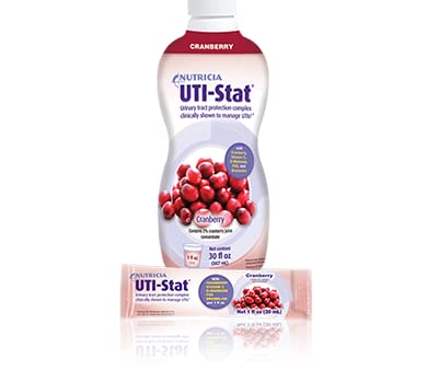 Paquete de 4 botellas UTI-Stat Nutricia con sabor a arándano