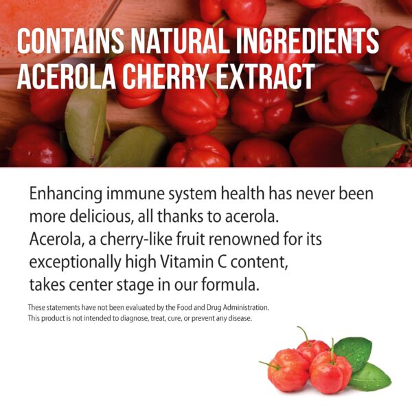 Etiqueta del producto Acerola Cherry Vitamin C