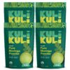 Paquete de 4 polvos orgánicos de moringa Kuli Kuli