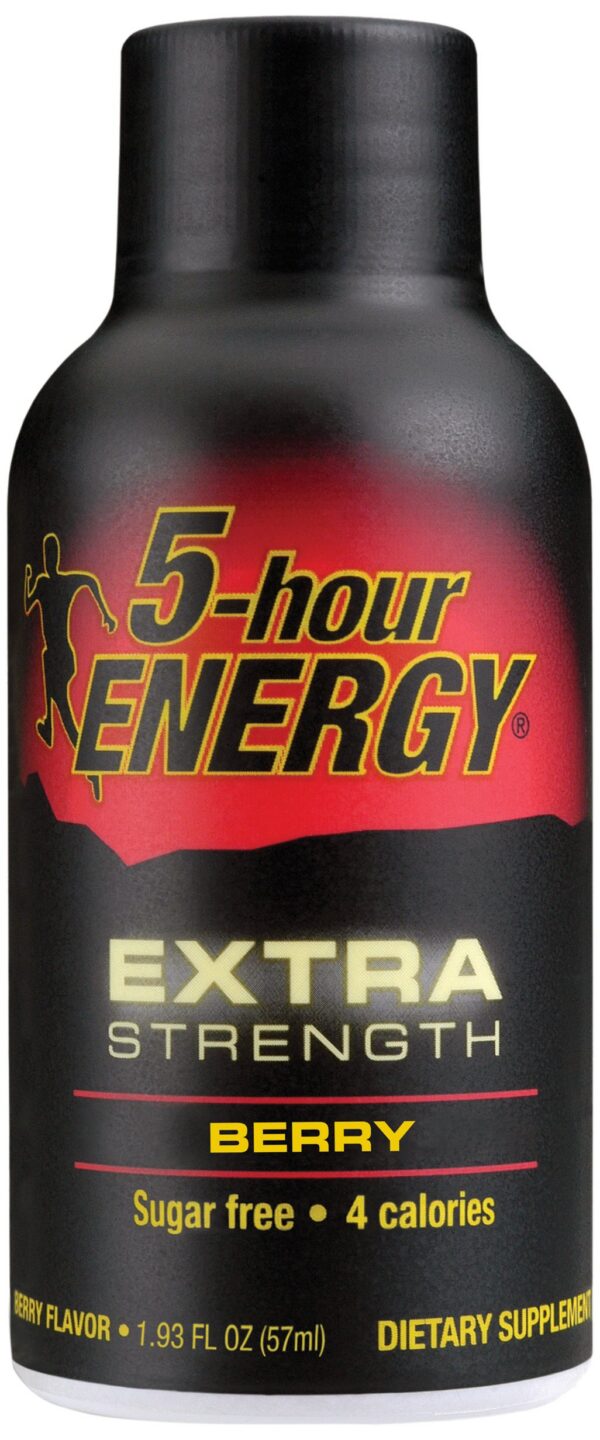 Paquete 4 unidades 5-Hour Energy sabor baya sin azúcar