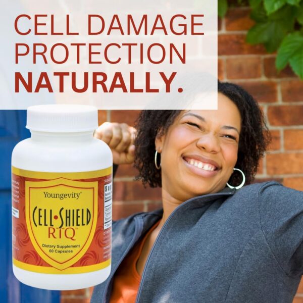 Version 1.0.0 Paquete de 4 Youngevity Cell Shield RTQ 60 cápsulas total