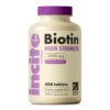 Version 1.0.0 Paquete 400 tabletas biotina Incite Nutrition alta potencia