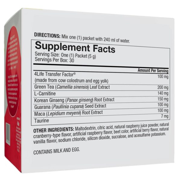 Version 1.0.0 Paquete 4Life Energy Go Stix sabor berries con ingredientes naturales