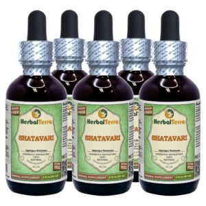 Paquete de 5 botellas de extracto de Shatavari HerbalTerra