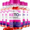 Paquete de 5 frascos de gominolas Ripped Results Keto Plus ACV