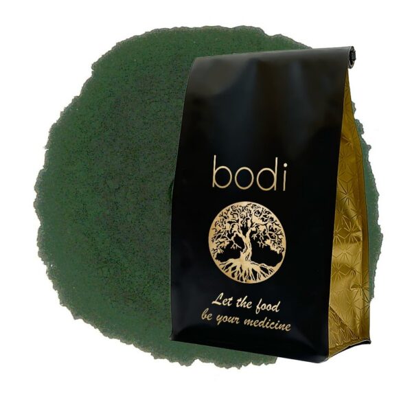 Paquete polvo espirulina natural bodi 1 libra