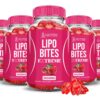 paquete de 5 Lipo Bites ACV Gummies Extreme 2000mg
