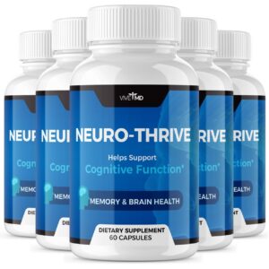 Paquete 5 suplementos cerebrales VIVE MD Neuro Thrive