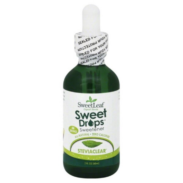 Paquete 5 SweetLeaf stevia líquido natural sin calorías