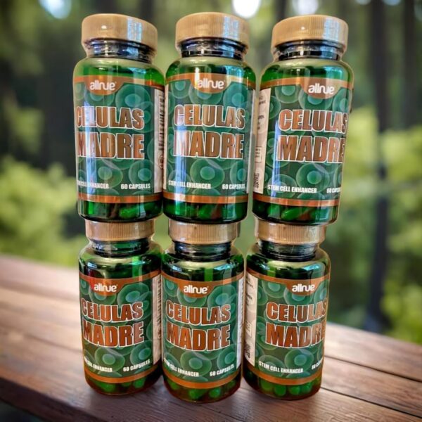 Paquete de 6 botellas Celulas Madres suplemento natural AFA