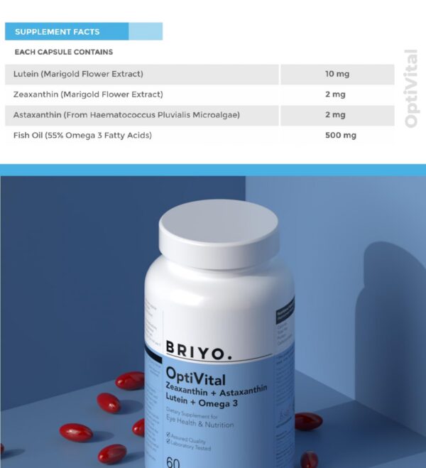 Version 1.0.0 Paquete de 60 cápsulas Briyo OptiVital